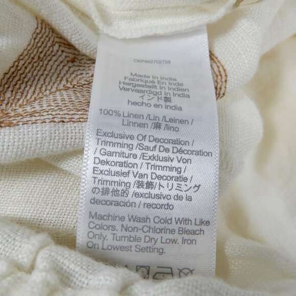 Madewell Embroidered LINEN Pasadena Pull-On SHORTS Size XXL Tropicale Floral NEW - Picture 6 of 7